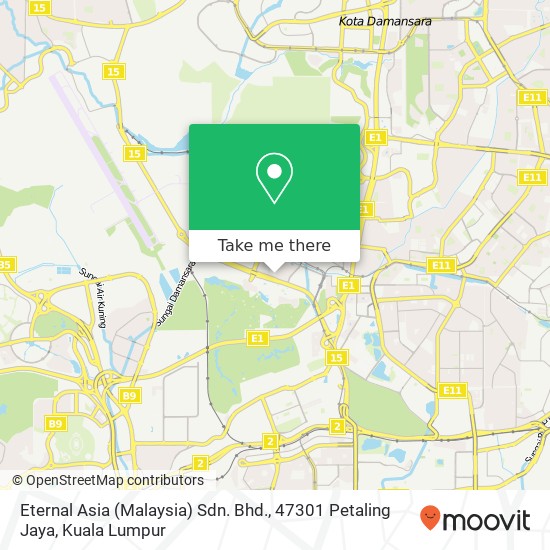 Eternal Asia (Malaysia) Sdn. Bhd., 47301 Petaling Jaya map