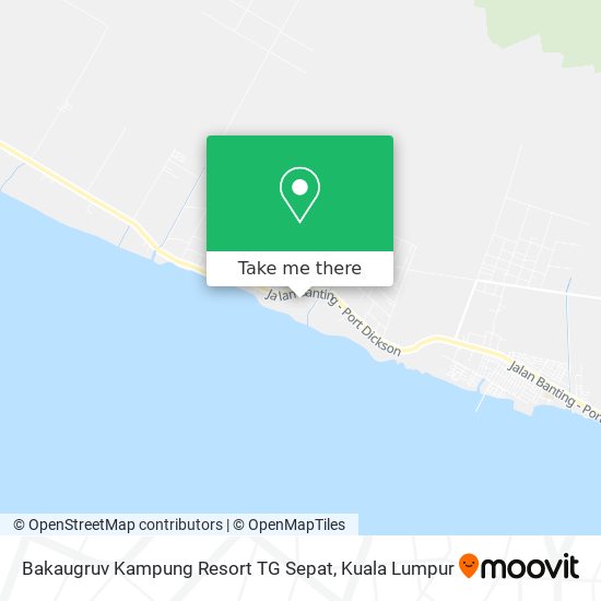 Bakaugruv Kampung Resort TG Sepat map