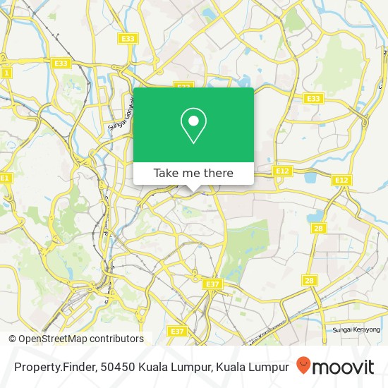 Property.Finder, 50450 Kuala Lumpur map