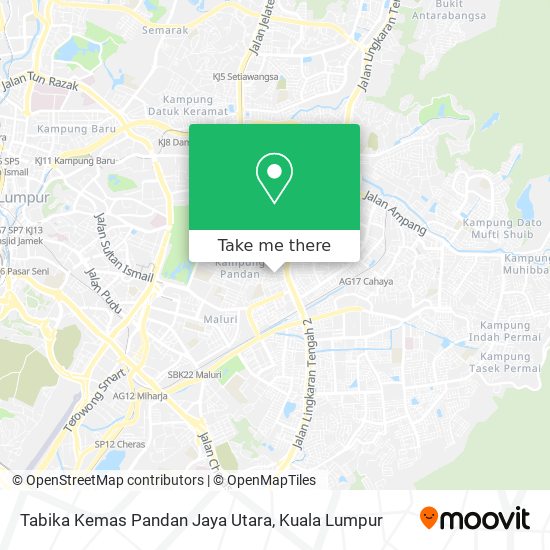 Tabika Kemas Pandan Jaya Utara map