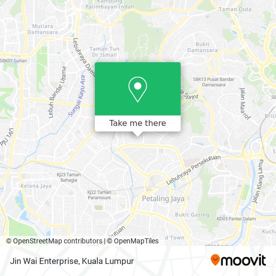 Jin Wai Enterprise map
