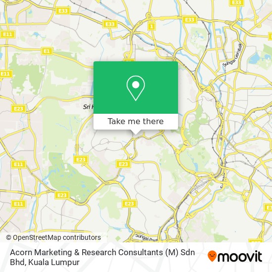 Acorn Marketing & Research Consultants (M) Sdn Bhd map