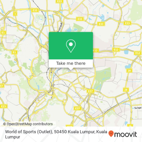 Peta World of Sports (Outlet), 50450 Kuala Lumpur