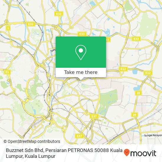 Peta Buzznet Sdn Bhd, Persiaran PETRONAS 50088 Kuala Lumpur