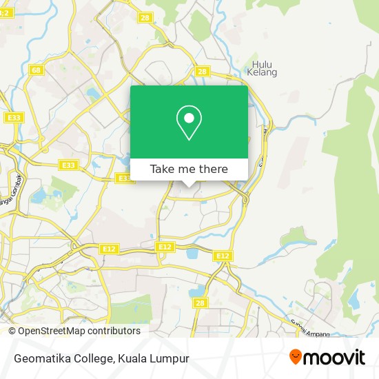 Geomatika College map