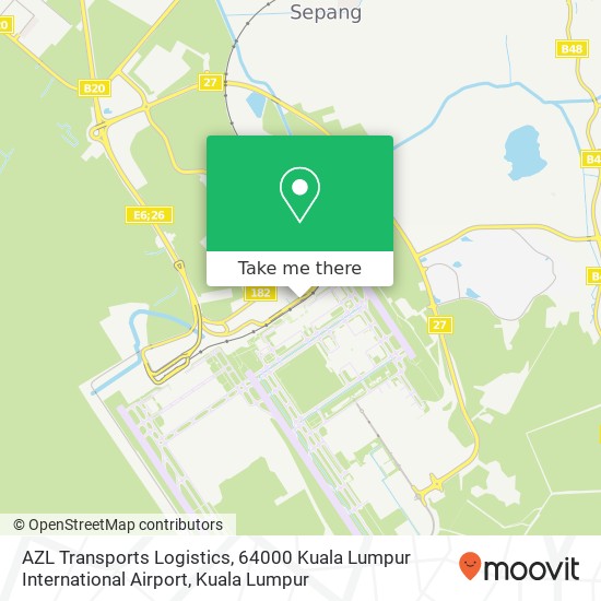 AZL Transports Logistics, 64000 Kuala Lumpur International Airport map