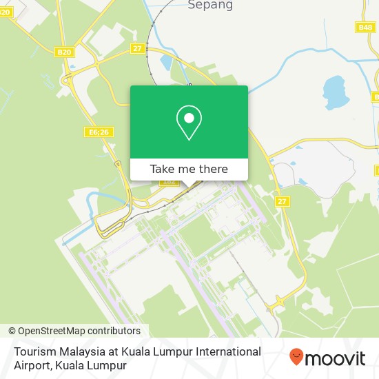 Peta Tourism Malaysia at Kuala Lumpur International Airport