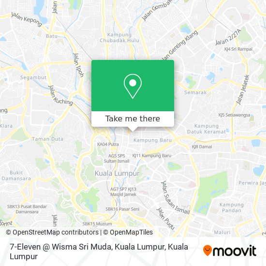 7-Eleven @ Wisma Sri Muda, Kuala Lumpur map