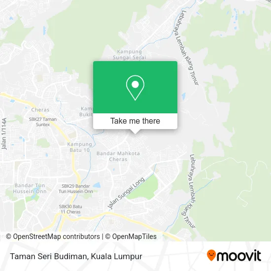 Taman Seri Budiman map