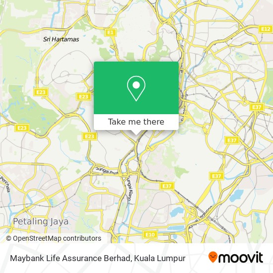 Maybank Life Assurance Berhad map