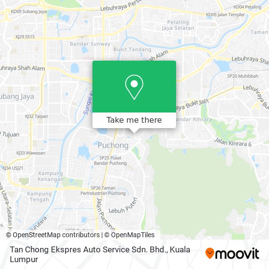 Tan Chong Ekspres Auto Service Sdn. Bhd. map