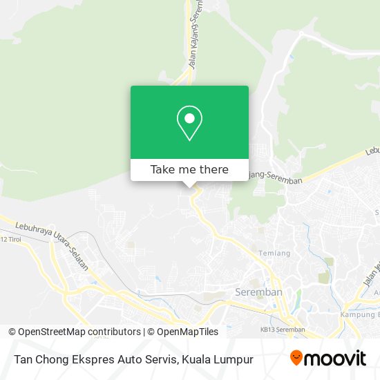 Tan Chong Ekspres Auto Servis map