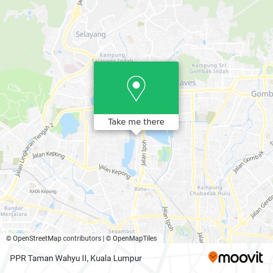 Peta PPR Taman Wahyu II