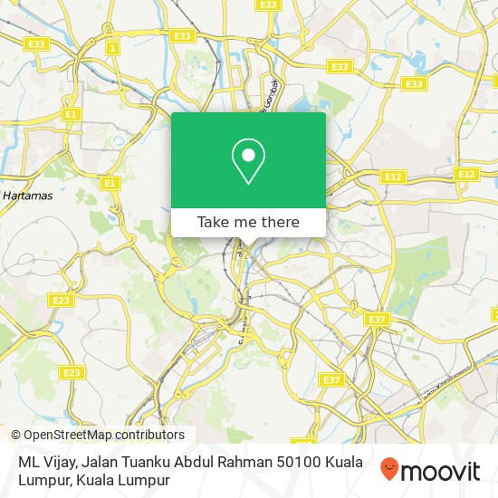 ML Vijay, Jalan Tuanku Abdul Rahman 50100 Kuala Lumpur map