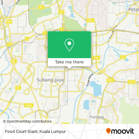 Food Court Giant map