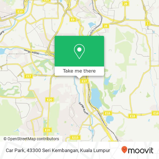 Peta Car Park, 43300 Seri Kembangan