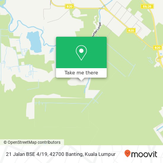 21 Jalan BSE 4 / 19, 42700 Banting map