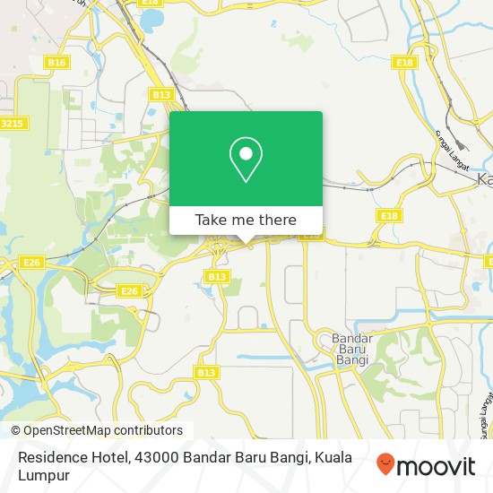 Residence Hotel, 43000 Bandar Baru Bangi map
