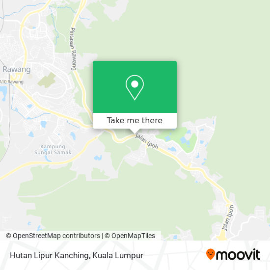 Peta Hutan Lipur Kanching
