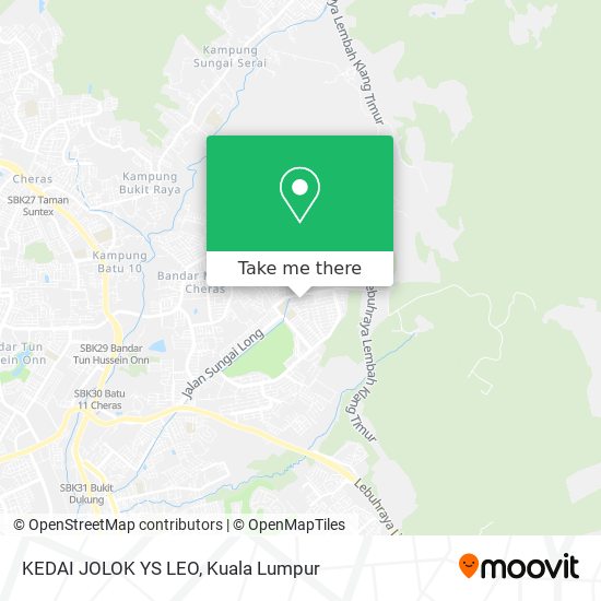 Peta KEDAI JOLOK YS LEO