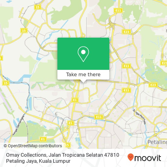 Omay Collections, Jalan Tropicana Selatan 47810 Petaling Jaya map