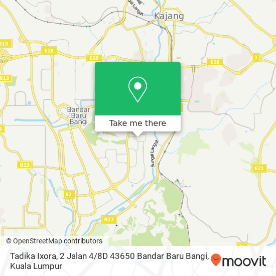 Tadika Ixora, 2 Jalan 4 / 8D 43650 Bandar Baru Bangi map