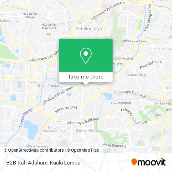 B2B Itah Adshare map