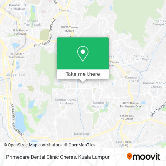 Peta Primecare Dental Clinic Cheras
