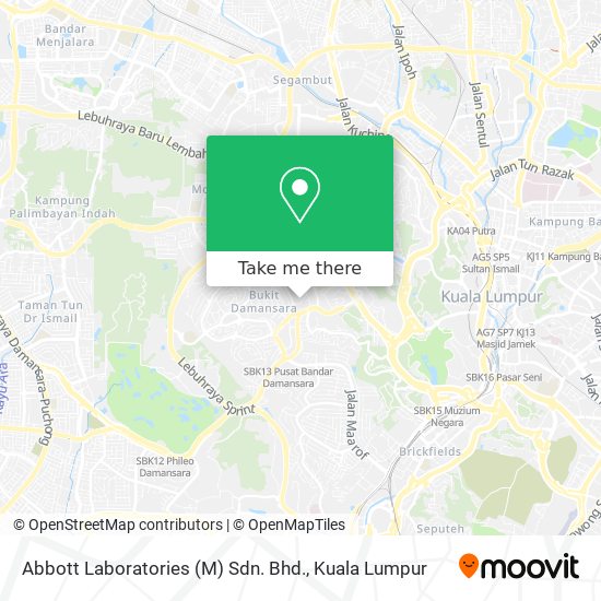 Peta Abbott Laboratories (M) Sdn. Bhd.