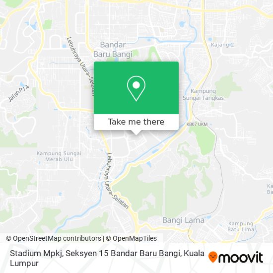 Peta Stadium Mpkj, Seksyen 15 Bandar Baru Bangi