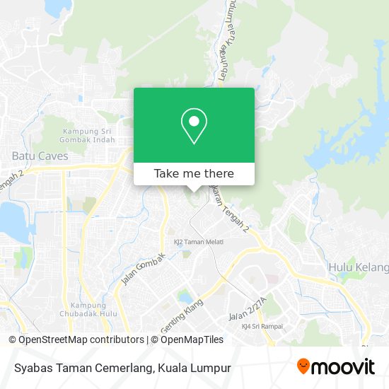 Syabas Taman Cemerlang map