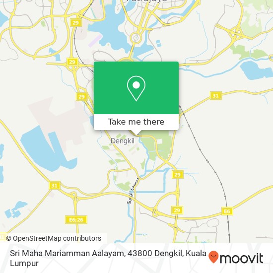 Sri Maha Mariamman Aalayam, 43800 Dengkil map