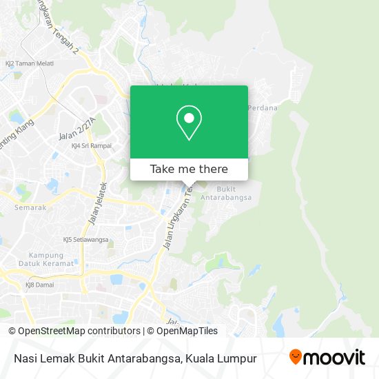 Nasi Lemak Bukit Antarabangsa map