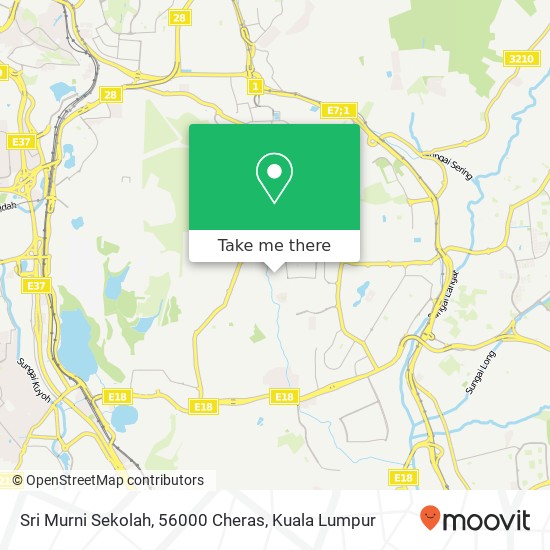 Sri Murni Sekolah, 56000 Cheras map