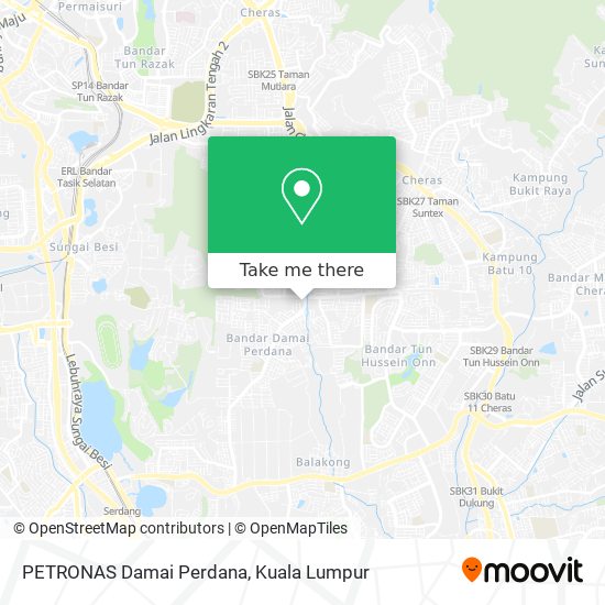 Peta PETRONAS Damai Perdana