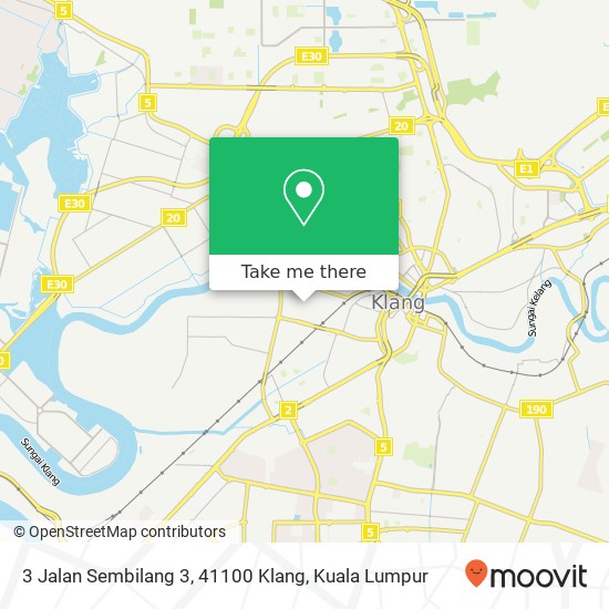 3 Jalan Sembilang 3, 41100 Klang map