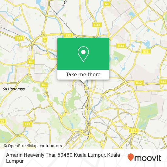 Amarin Heavenly Thai, 50480 Kuala Lumpur map