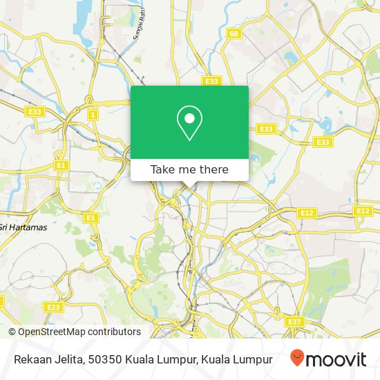 Rekaan Jelita, 50350 Kuala Lumpur map