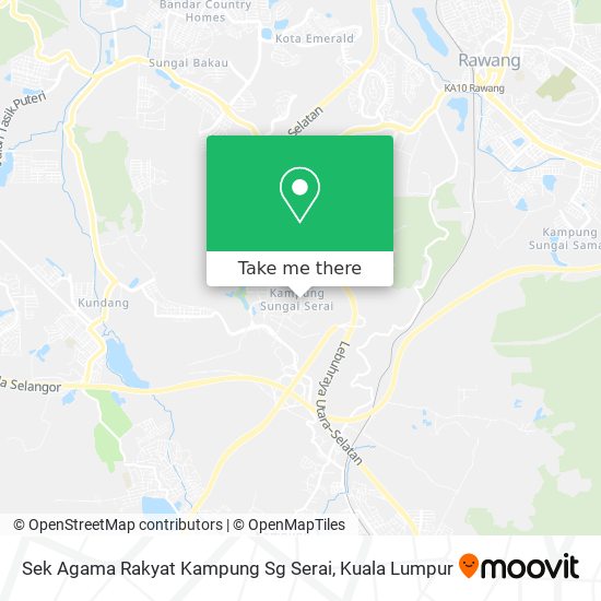 Peta Sek Agama Rakyat Kampung Sg Serai