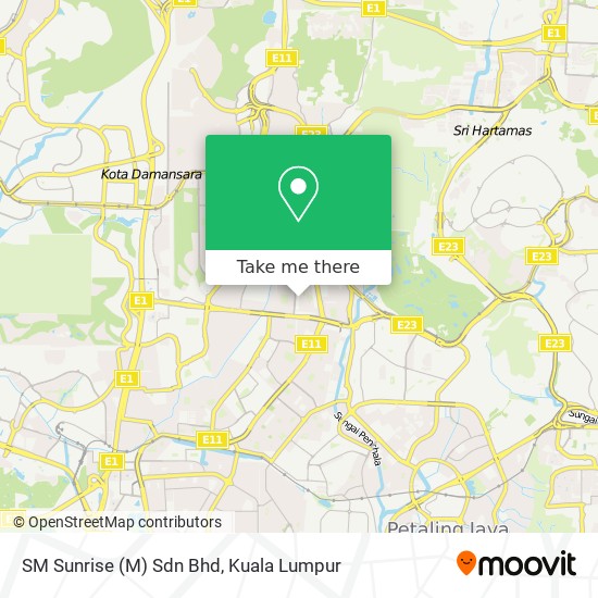 SM Sunrise (M) Sdn Bhd map