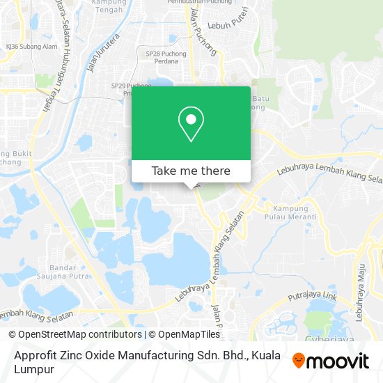 Peta Approfit Zinc Oxide Manufacturing Sdn. Bhd.