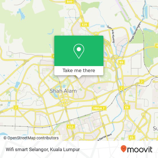 Peta Wifi smart Selangor