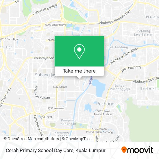 Cerah Primary School Day Care map