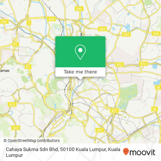 Cahaya Sukma Sdn Bhd, 50100 Kuala Lumpur map