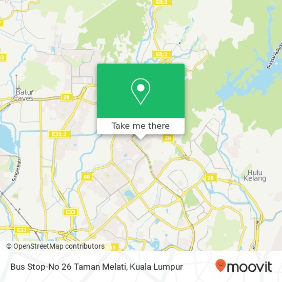 Bus Stop-No 26 Taman Melati map