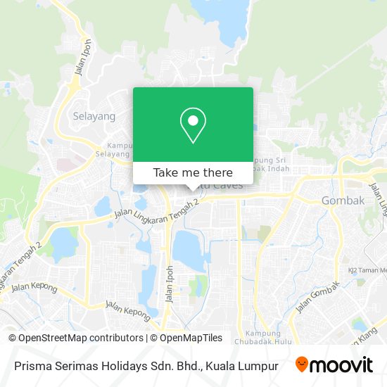 Prisma Serimas Holidays Sdn. Bhd. map