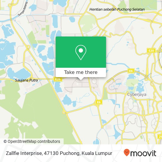 Zallfie Interprise, 47130 Puchong map