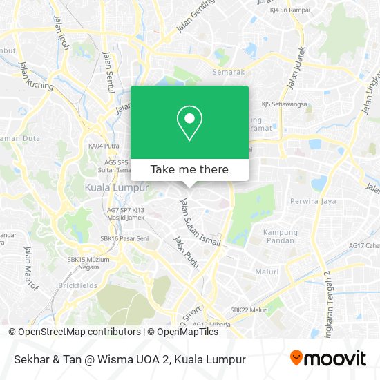 Sekhar & Tan @ Wisma UOA 2 map