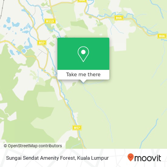 Peta Sungai Sendat Amenity Forest