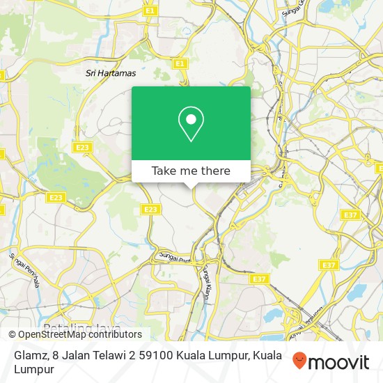 Glamz, 8 Jalan Telawi 2 59100 Kuala Lumpur map